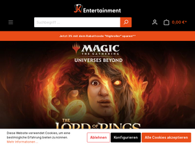 'jk-entertainment.de' screenshot