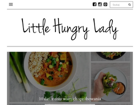 'littlehungrylady.pl' screenshot