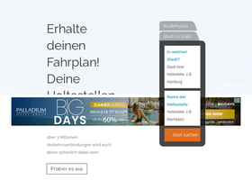 'haltestellen-buslinien.de' screenshot
