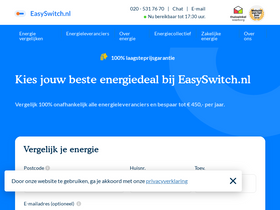'easyswitch.nl' screenshot