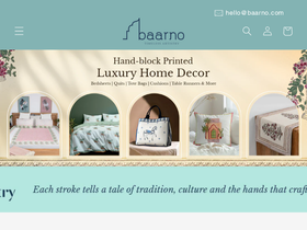 baarno.com homepage screenshot