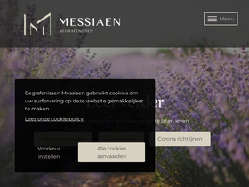 'messiaen.be' screenshot