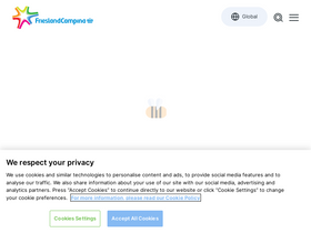 'frieslandcampina.com' screenshot