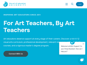 'theartofeducation.edu' screenshot