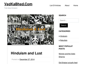 'vedkabhed.com' screenshot