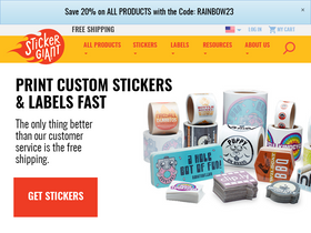 'stickergiant.com' screenshot