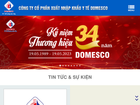'domesco.com' screenshot
