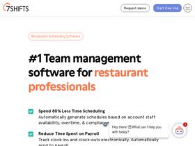 '7shifts.com' screenshot