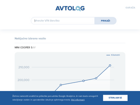 'avtolog.si' screenshot