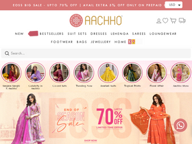 'aachho.com' screenshot