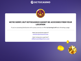 'octocasino.com' screenshot