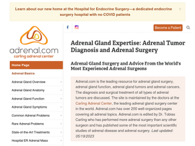 'adrenal.com' screenshot