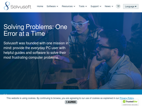 'solvusoft.com' screenshot