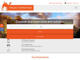 'projectexpedition.com' screenshot
