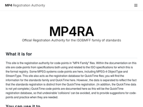 mp4ra.org