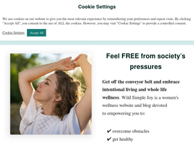 'wildsimplejoy.com' screenshot