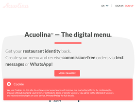 'acuolina.com' screenshot