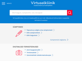 'virtuaalkliinik.ee' screenshot