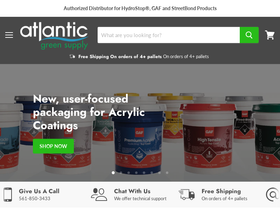 atlanticgreensupply.com homepage screenshot