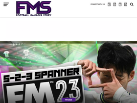 'footballmanagerstory.com' screenshot