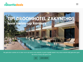 'vakantiedealz.nl' screenshot