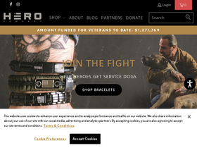'theherocompany.co' screenshot