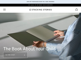 Stacking Stories homepage screenshot