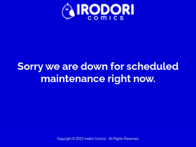 'irodoricomics.com' screenshot