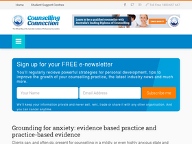 'counsellingconnection.com' screenshot