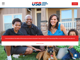 'usavingsbank.com' screenshot