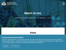 'mjere.hr' screenshot