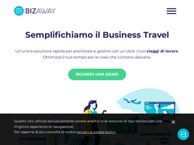 'bizaway.com' screenshot