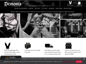 'demonia.com' screenshot