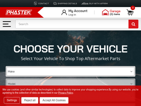 'phastekperformance.com' screenshot