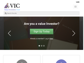 'valueinvestorsclub.com' screenshot