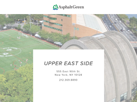 'asphaltgreen.org' screenshot