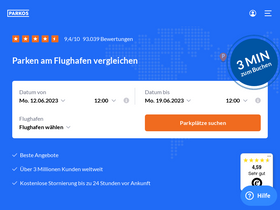 'parkos.de' screenshot