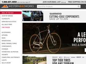 'westernbikeworks.com' screenshot