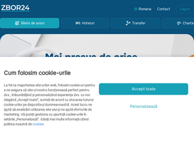 'zbor24.ro' screenshot