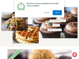 'bakingamoment.com' screenshot