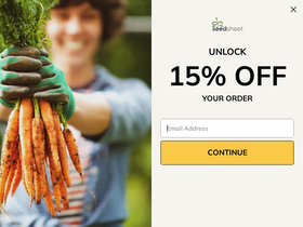 'seedsheets.com' screenshot