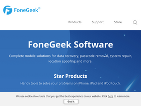 'fonegeek.com' screenshot
