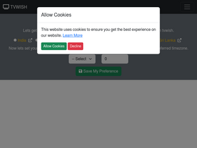 'tvwish.com' screenshot