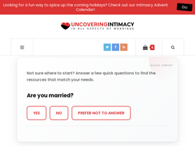 'uncoveringintimacy.com' screenshot