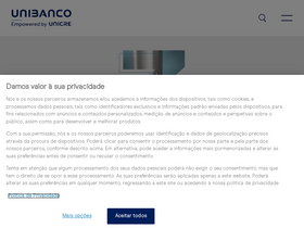 'unibanco.pt' screenshot