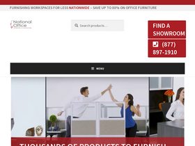 'nationalofficeinteriors.com' screenshot