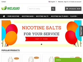 'nicliquid.com' screenshot