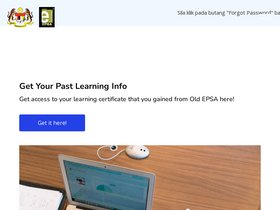 'epsa.gov.my' screenshot