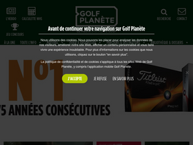 'golfplanete.com' screenshot