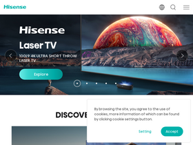 'hisenseme.com' screenshot